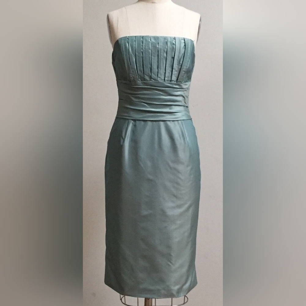 Siri "Lyon" Elegant Strapless Knee Length Cocktail Dress, Size 4